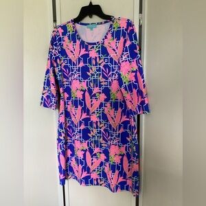 SPF dress Anthony’s Resort Wear dress Sz S UPF 50 vacation swim sun protection